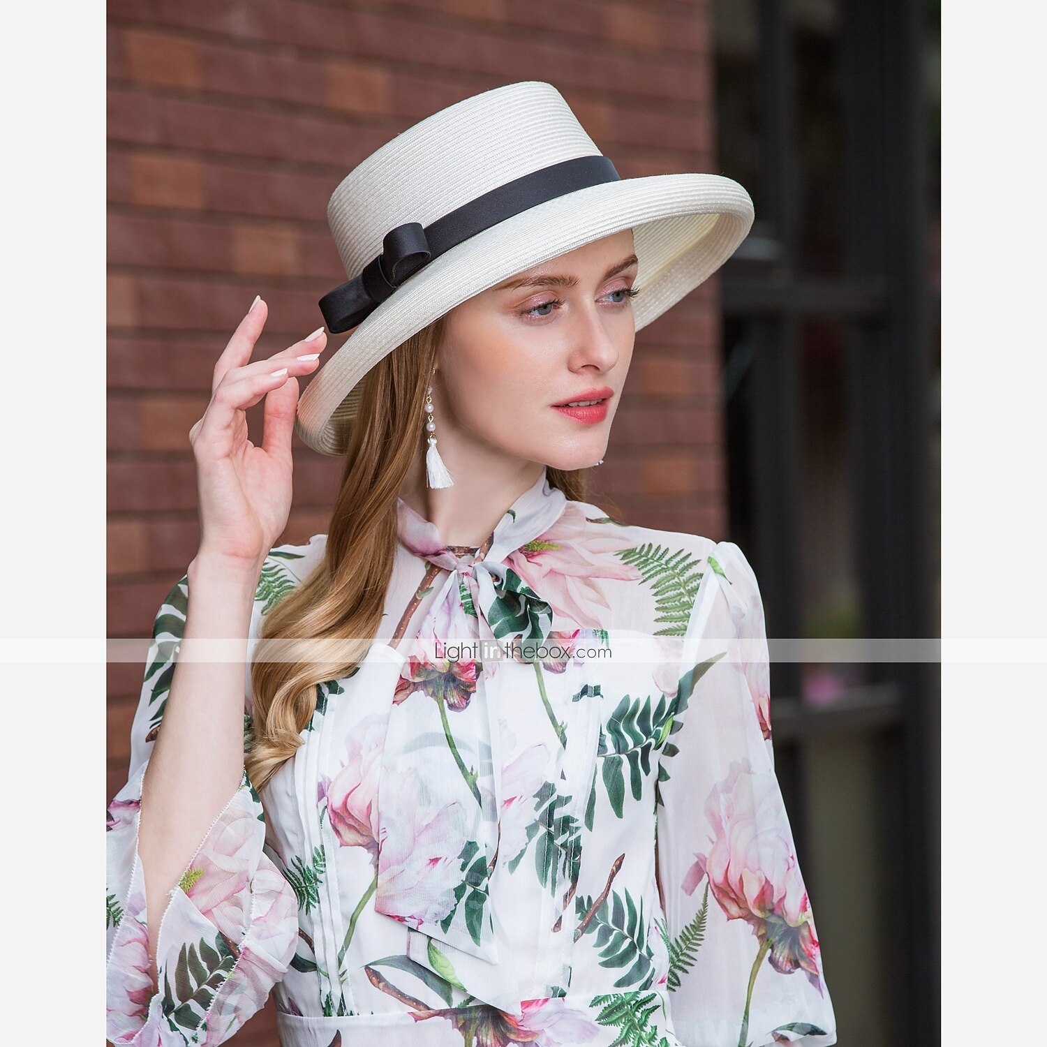 Polyester Chapeau Kentucky Derby / Chapeaux avec Noeud 1 pc Mariage / Fête / Soirée Casque de 2026 ? $45.99 –P5