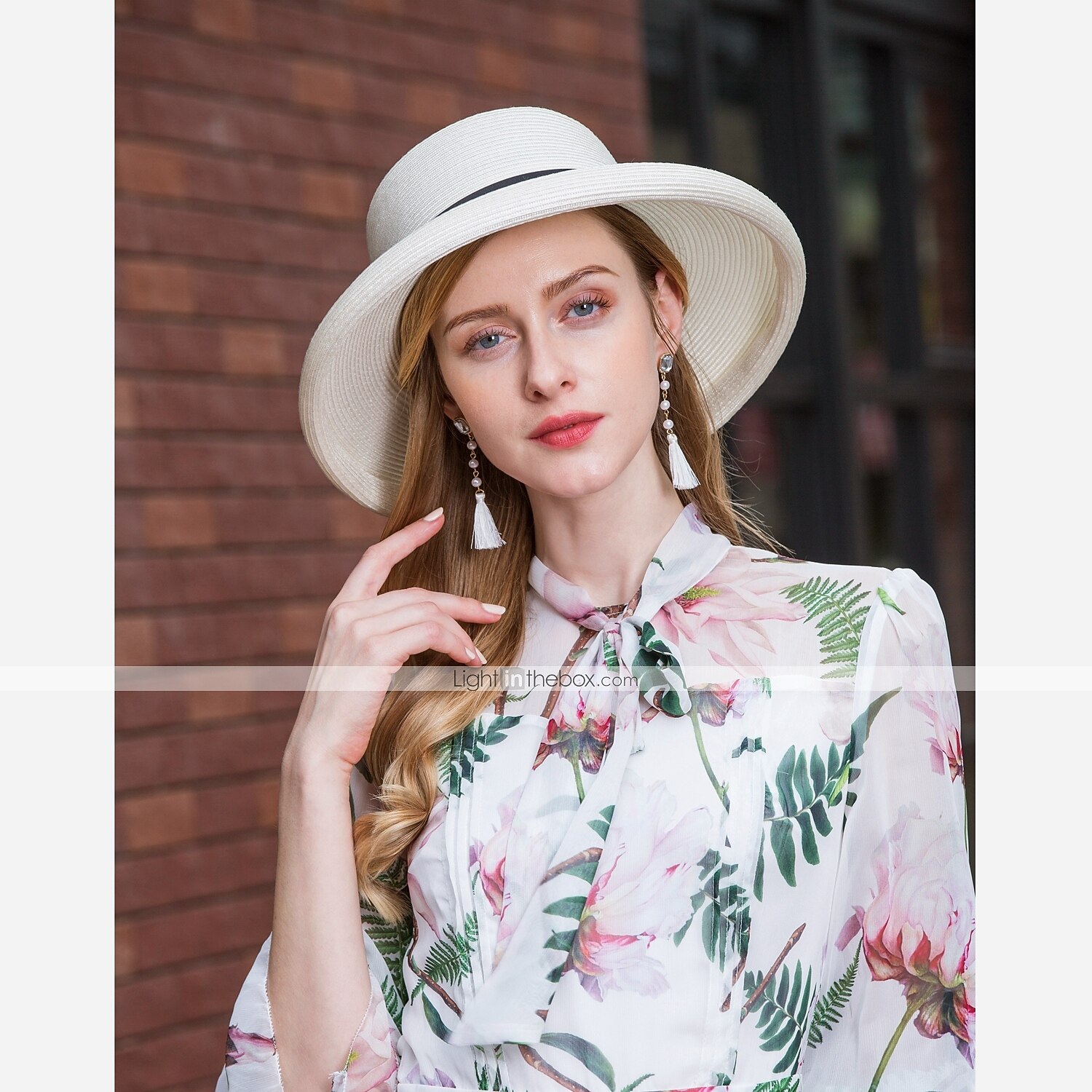 Polyester Chapeau Kentucky Derby / Chapeaux avec Noeud 1 pc Mariage / Fête / Soirée Casque de 2026 ? $45.99 –P6