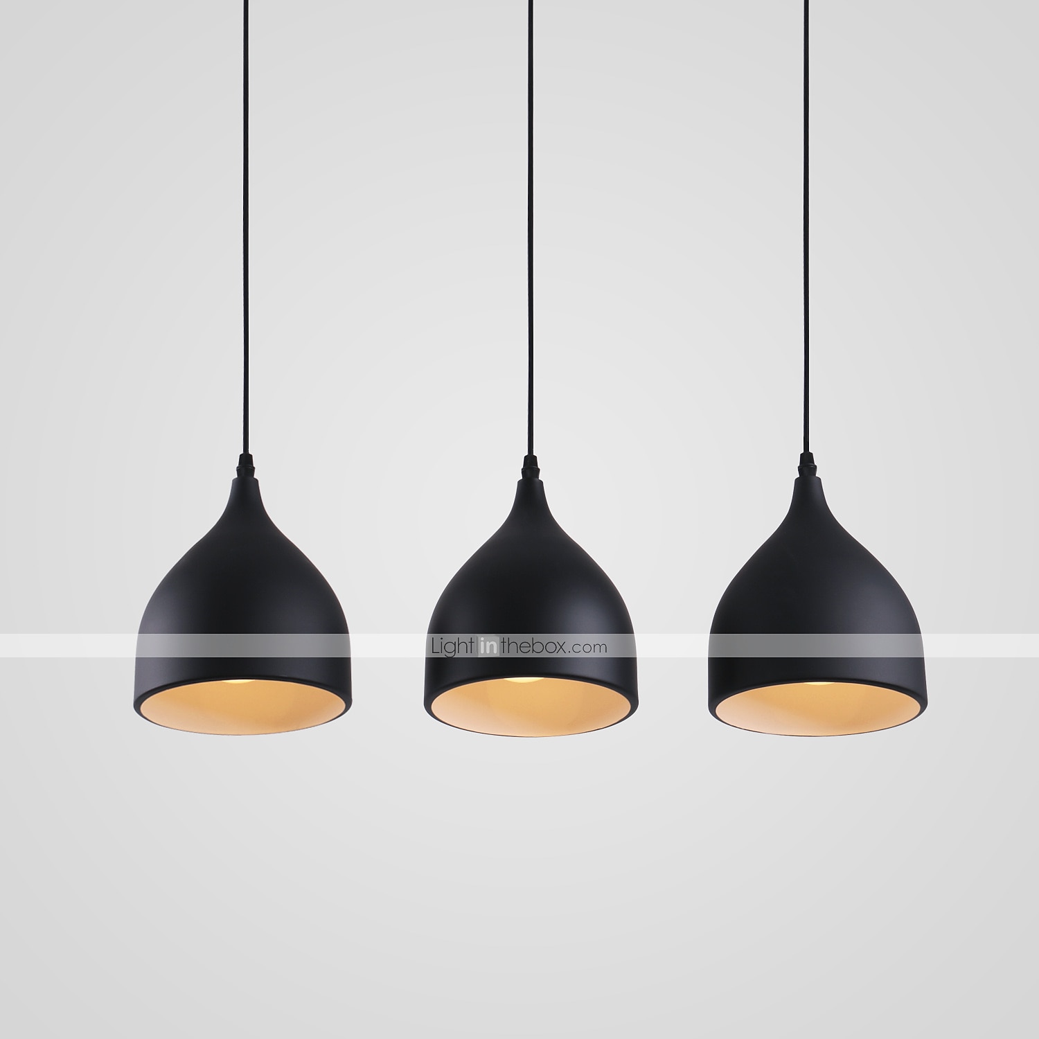 3-Light 19cm Pendant Light LED Horn Shape Design Sland Lights Metal Painted Finishes Minimalist Style Adjustable Living Room Dining Room Lamp 110-120V 220-240V Max 60W 2026 - $115.99 –P2
