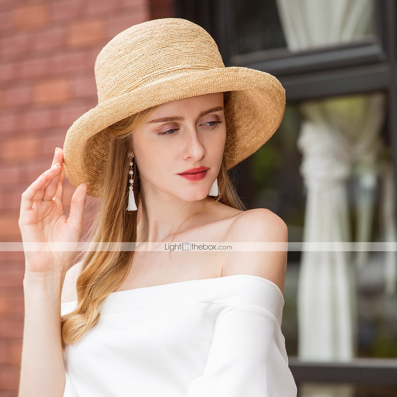 Natural Fiber Kentucky Derby Hat / Hats with Bowknot 1pc Casual / Daily Wear Headpiece 2026 - $57.99 –P6