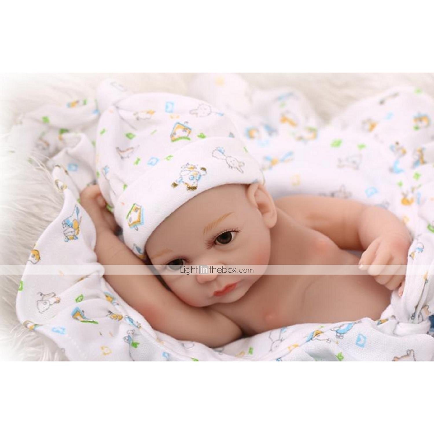 Boneca renascida de 12 polegadas, bebê menino, menina, fofa, não tóxica, aniversário, pontas e unhas seladas tom de pele natural silicone de corpo inteiro com roupas e acessórios para aniversário de de 2026 por $61.99 –P3