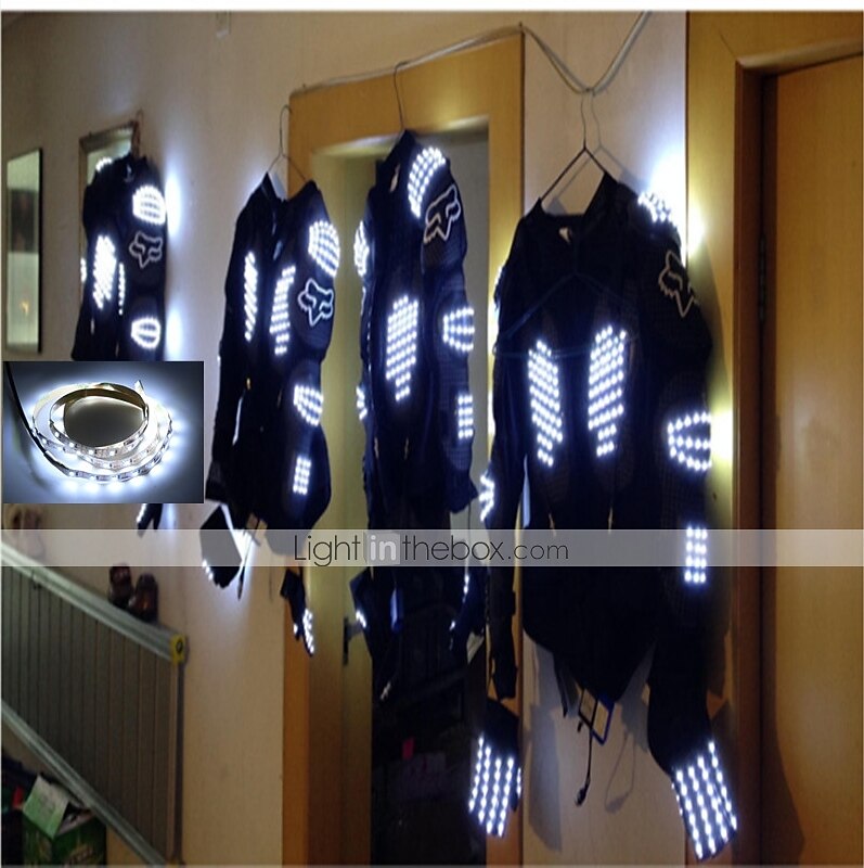 LED Strip Lights 1M Flexible Tiktok Lights 60 LEDs 2835 SMD 8mm Warm White White Cuttable Decorative Self-adhesive AA Batteries Powered Set 2025 - $13.99 –P5