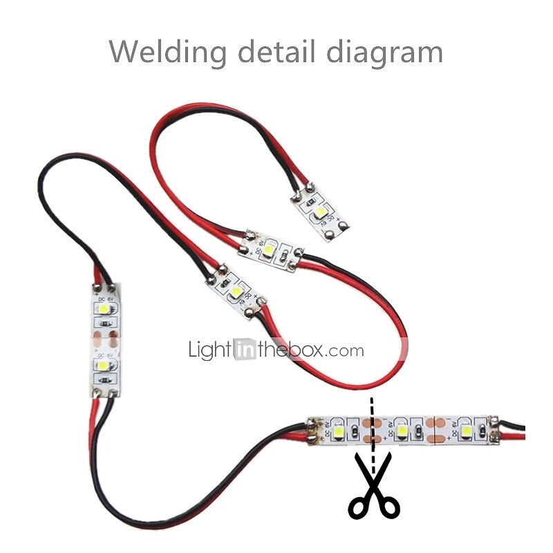 LED Strip Lights 1M Flexible Tiktok Lights 60 LEDs 2835 SMD 8mm Warm White White Cuttable Decorative Self-adhesive AA Batteries Powered Set 2025 - $13.99 –P3