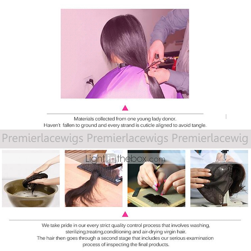 Lace Front Wig 4x4 Lace Human Hair Pre Plucked 130% 150% 180% Density Yaki StraightFront Wigs with Baby Hair Brazilian Human Hair Wigs for Black Women 2026 - $103.99 –P11