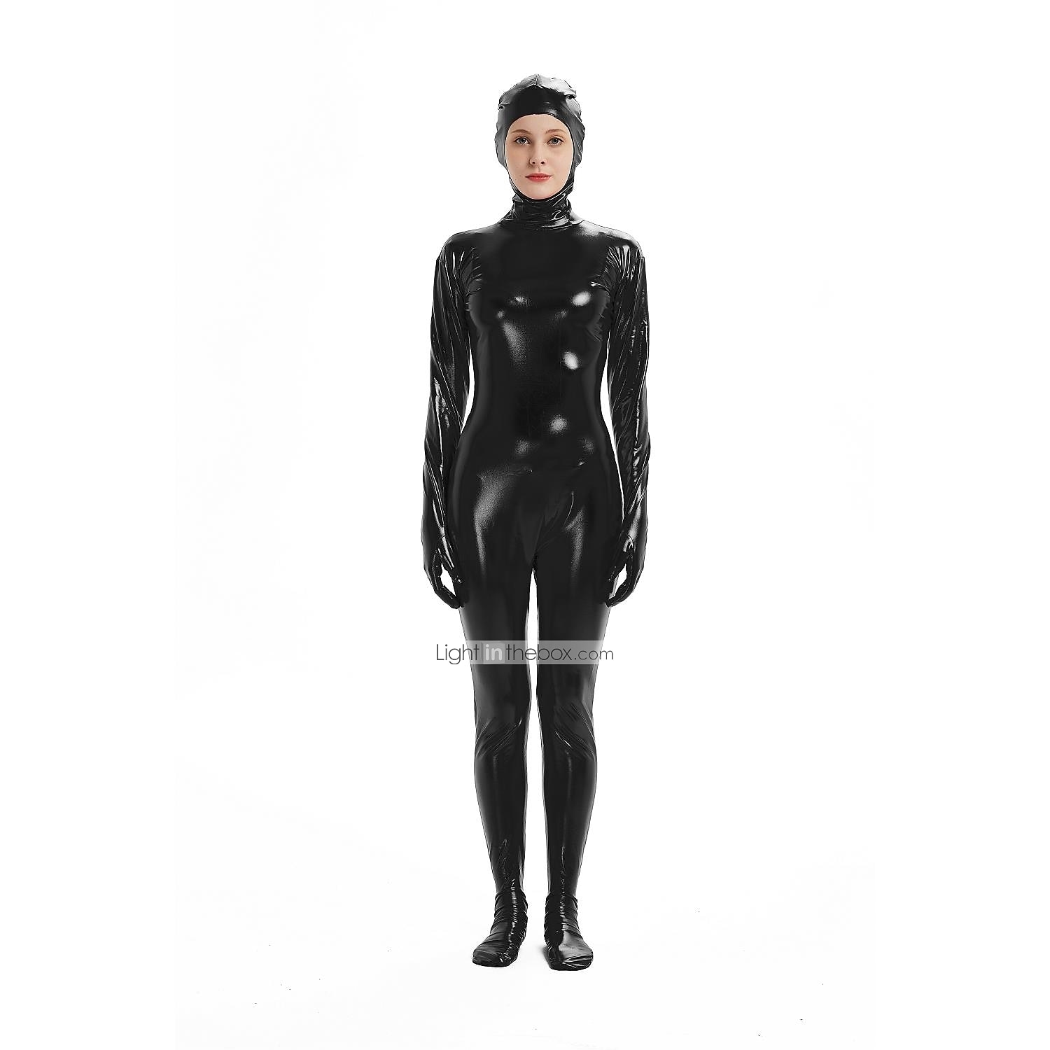 Zentai-Pakken Cosplay kostuum Catsuit Volwassenen Latex Cosplaykostuums  Sekse Voor heren Dames Effen Halloween Carnaval Maskerade / Huidskostuum  2024 - $36.99