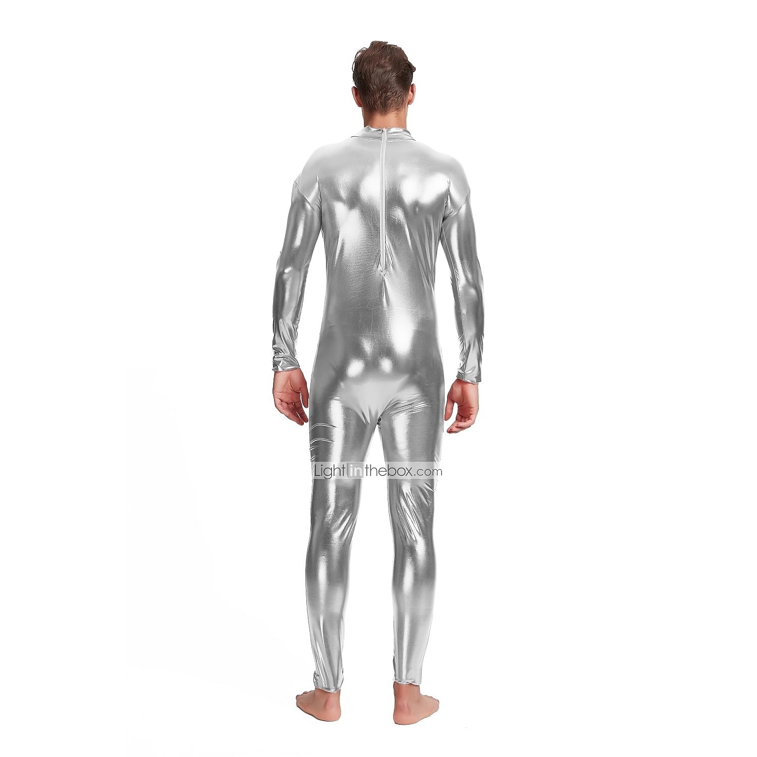 Zentai obleky Cosplay kostým Bodýčko Karnevalový kostým Oblek na celé tělo Pánské Pohlaví Sexy kostým Jednobarevné Spandex Latex Kostým pro Vánoce předvečer Všech svatých Karneval Dospělé 2025 - $34.99 –P4