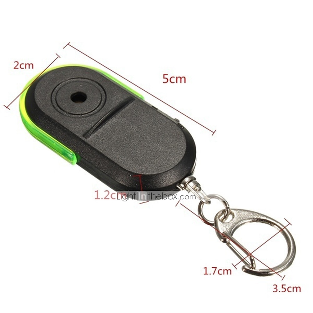 1* Wireless LED Light Keychain Anti-Lost Alarm Key Finder Locator