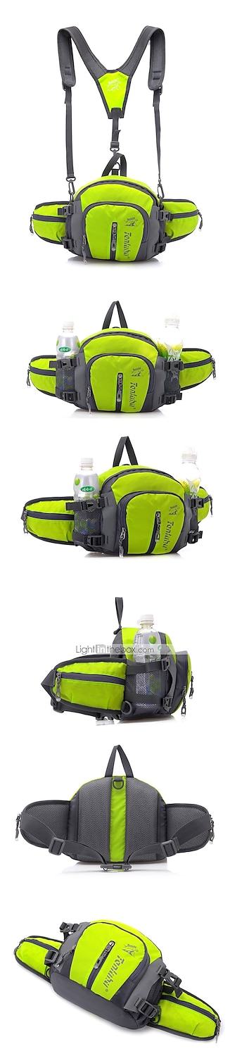 marsupio da trekking impermeabile con portaborraccia – marsupio multifunzionale da corsa all'aperto con cinghie regolabili per campeggio e ciclismo del 2025 a $32.99 –P2