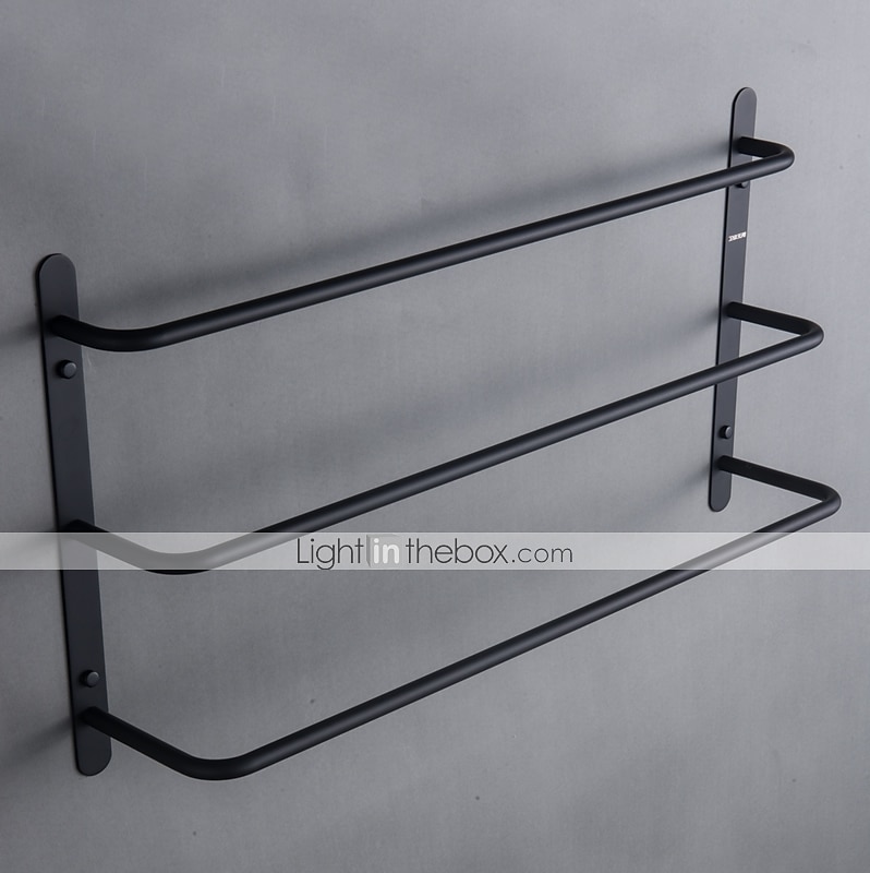 Wall Mounted Towel Rack,Stainless Steel 3-TierTowel Bar Storage Shelf for Bathroom 60cm Towel Holder Towel Rail Towel Hanger 2025 - $79.99 –P5