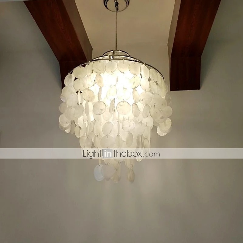 1-lekki żyrandol 30 cm lekki metalowa powłoka lakierowane wykończenia nowoczesny 110-120v / 220-240v 2025 - $212.29 –P2
