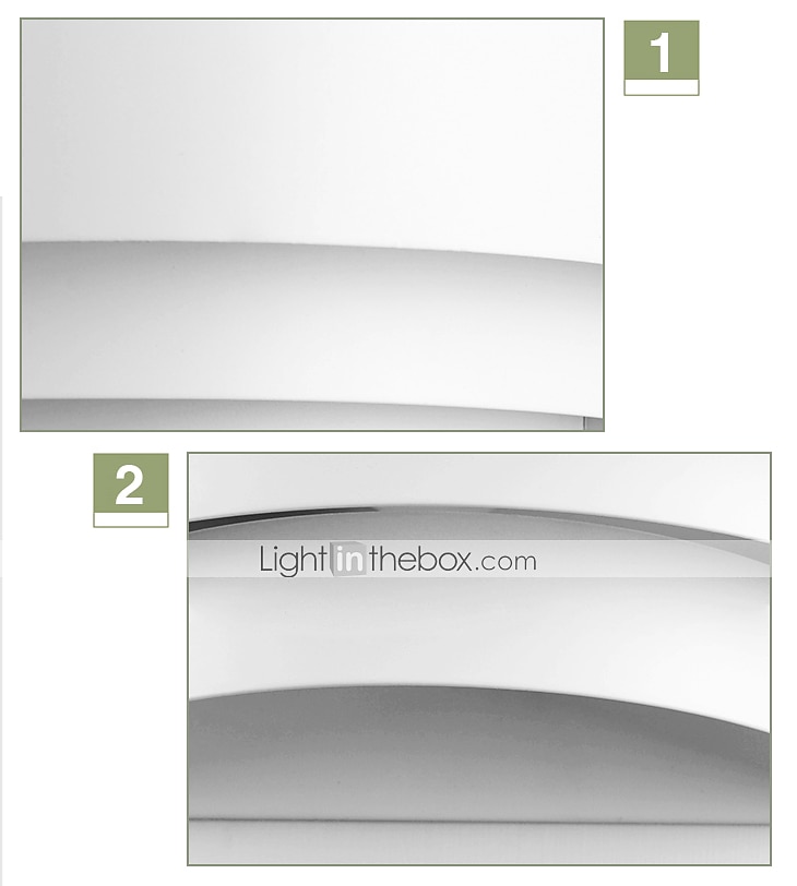 2025年 Lightinthebox 屋外フラッシュマウントウォールライト LED 60 ワット経路金属半円ウォールライトモダンコンテンポラリー 110-120v 220-240v  コレクション – $32.99 –P13