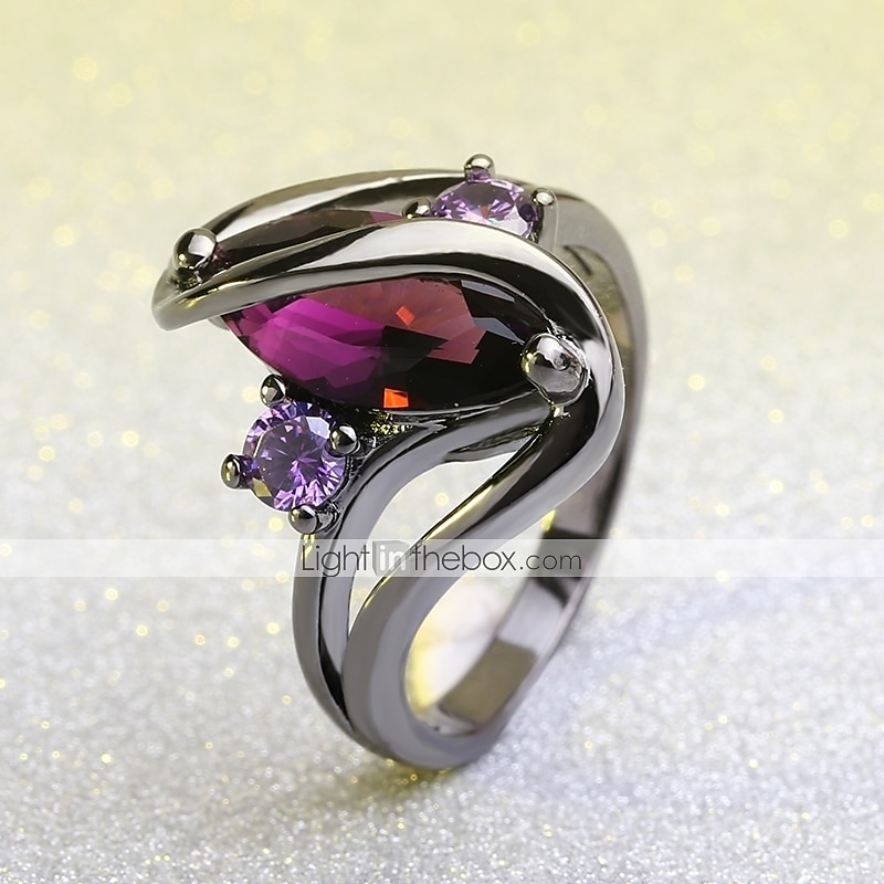 Anneau Alliance Bague Le style rétro Noir Laiton Strass Yeux Mauvais œil dames Inhabituel unique 1 pc 5 6 7 8 9 / Femme / Bague / Anneaux / Solitaire de 2025 ? $5.49 –P1