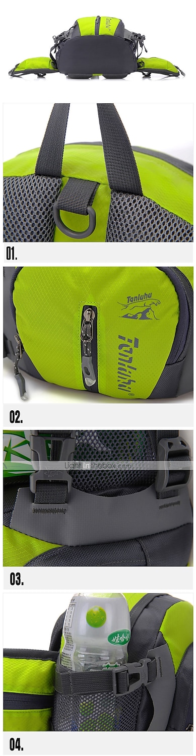 marsupio da trekking impermeabile con portaborraccia – marsupio multifunzionale da corsa all'aperto con cinghie regolabili per campeggio e ciclismo del 2025 a $32.99 –P3
