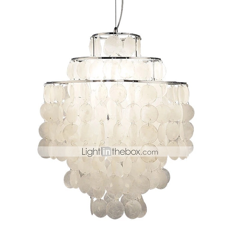 1-lekki żyrandol 30 cm lekki metalowa powłoka lakierowane wykończenia nowoczesny 110-120v / 220-240v 2025 - $212.29 –P1