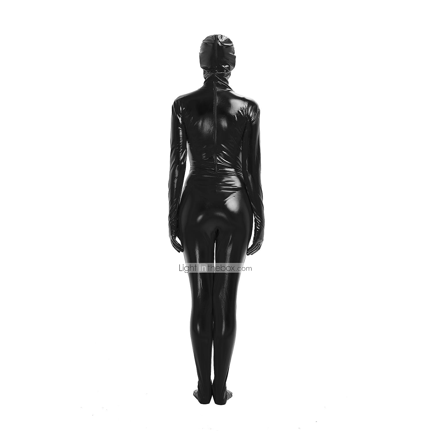 Zentai Suits Cosplay Costume Catsuit Carnival Costume Full Body Suit Men's Women's Sex Solid Colored Latex Spandex Lycra Costume for Halloween Carnival Masquerade Adults' 2026 - $43.99 –P5