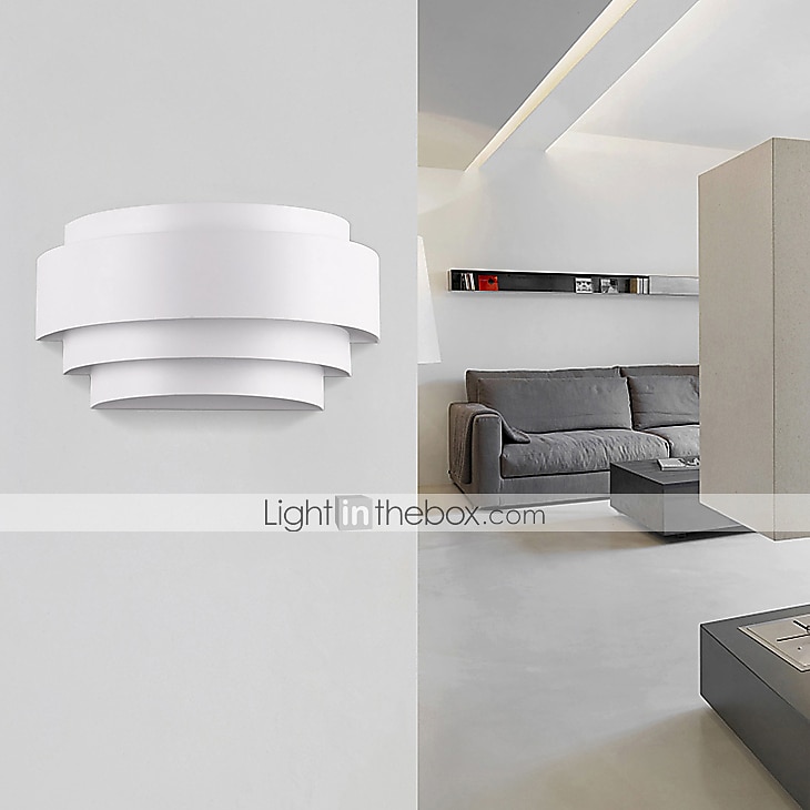 2025年 Lightinthebox 屋外フラッシュマウントウォールライト LED 60 ワット経路金属半円ウォールライトモダンコンテンポラリー 110-120v 220-240v  コレクション – $32.99 –P12