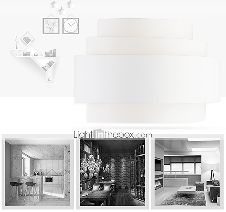 2025年 Lightinthebox 屋外フラッシュマウントウォールライト LED 60 ワット経路金属半円ウォールライトモダンコンテンポラリー 110-120v 220-240v  コレクション – $32.99 –P11