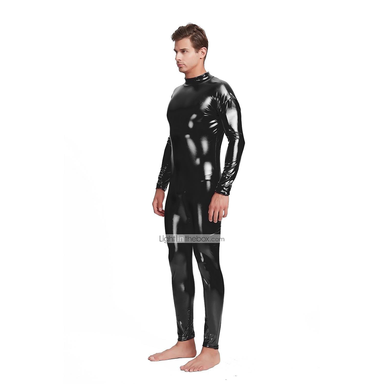 Zentai-Anzüge Cosplay Kostüm Catsuit Karnevalskostüm Ganzkörperanzug Herren Damen Sex Sexy Kostüm Einfarbig Latex Elasthan Lycra Kostüm für Halloween Karneval Maskerade Erwachsene 2025 - $43.99 –P2