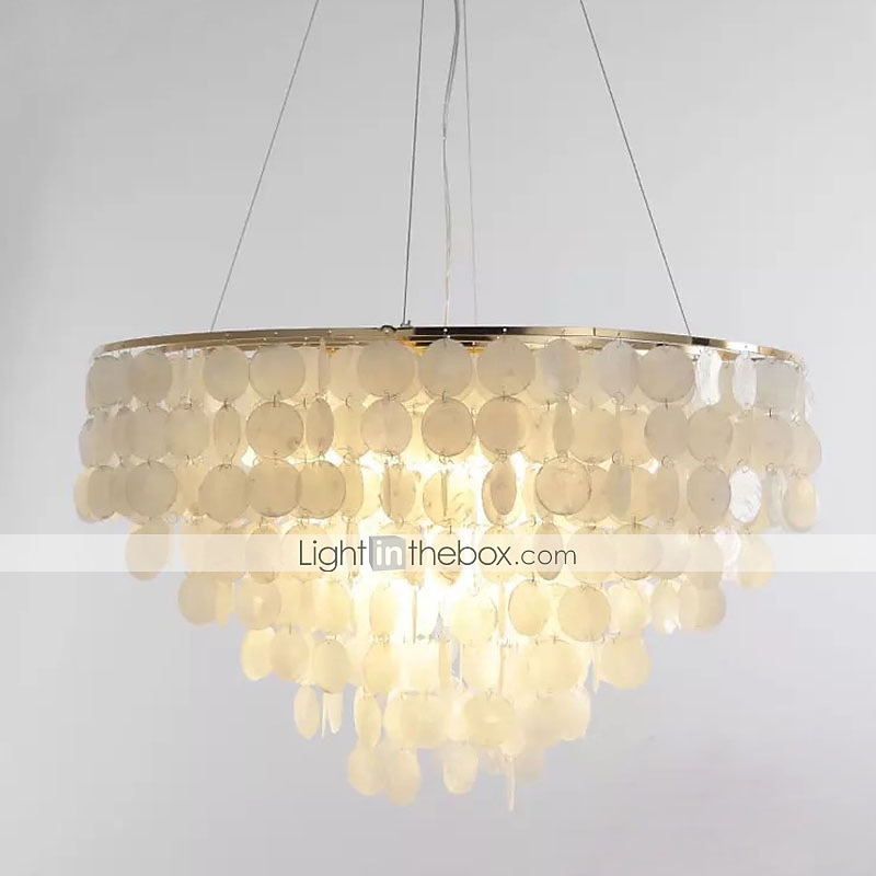 Lampadario 4 luci 50 cm scocca in metallo finiture verniciate moderno 110-120v / 220-240v del 2025 a $447.09 –P15