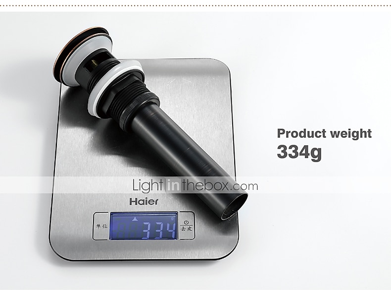 Faucet accessory - Superior Quality - Contemporary Brass Pop-up Water Drain With Overflow - Finish - Oil Rubbed Bronze 2025 - $29.99 –P8