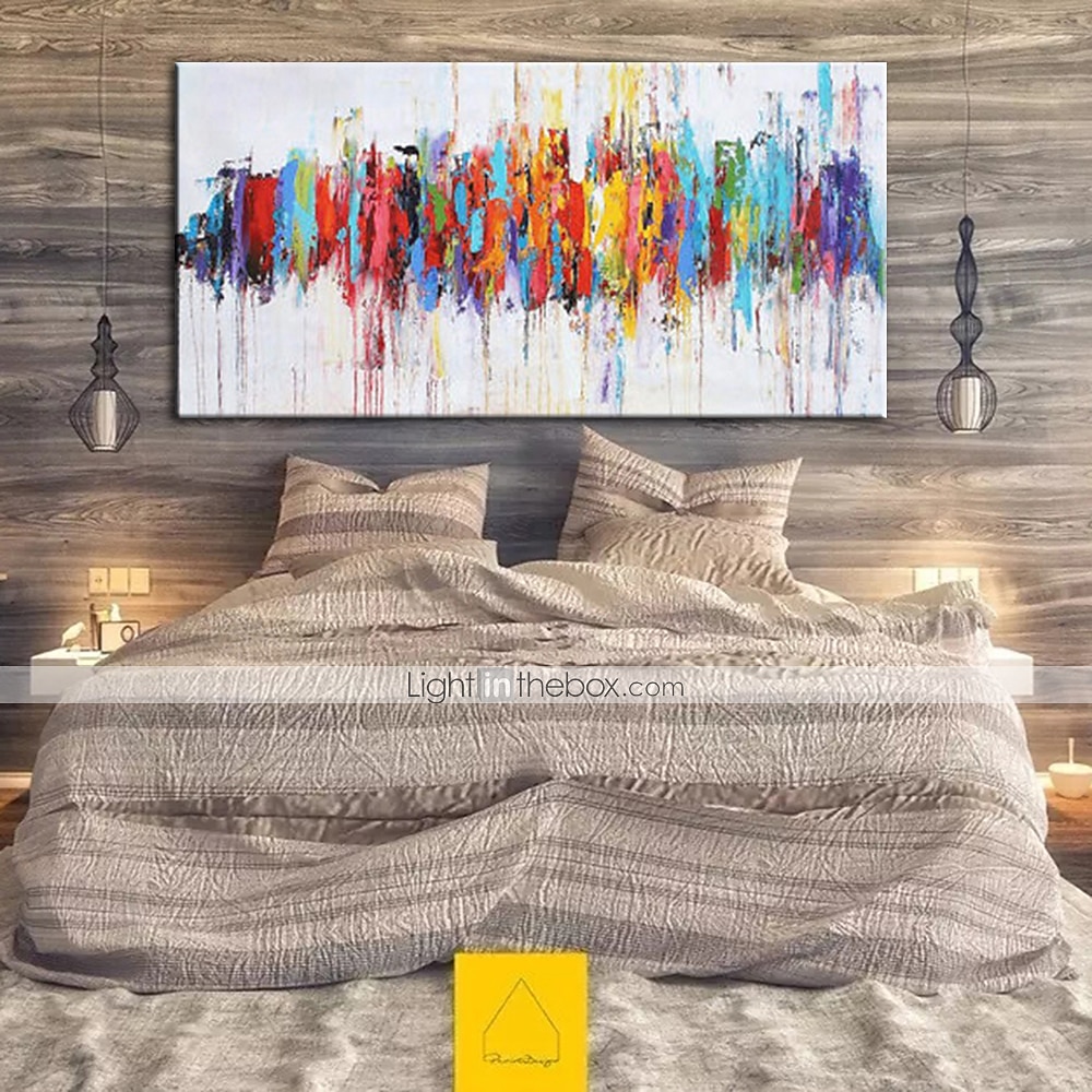 Handmade Oil Painting Canvas Wall Art Decoration Colorful Abstract Modern for Home Decor Rolled Frameless Unstretched Painting 2025 - $166.99 –P7