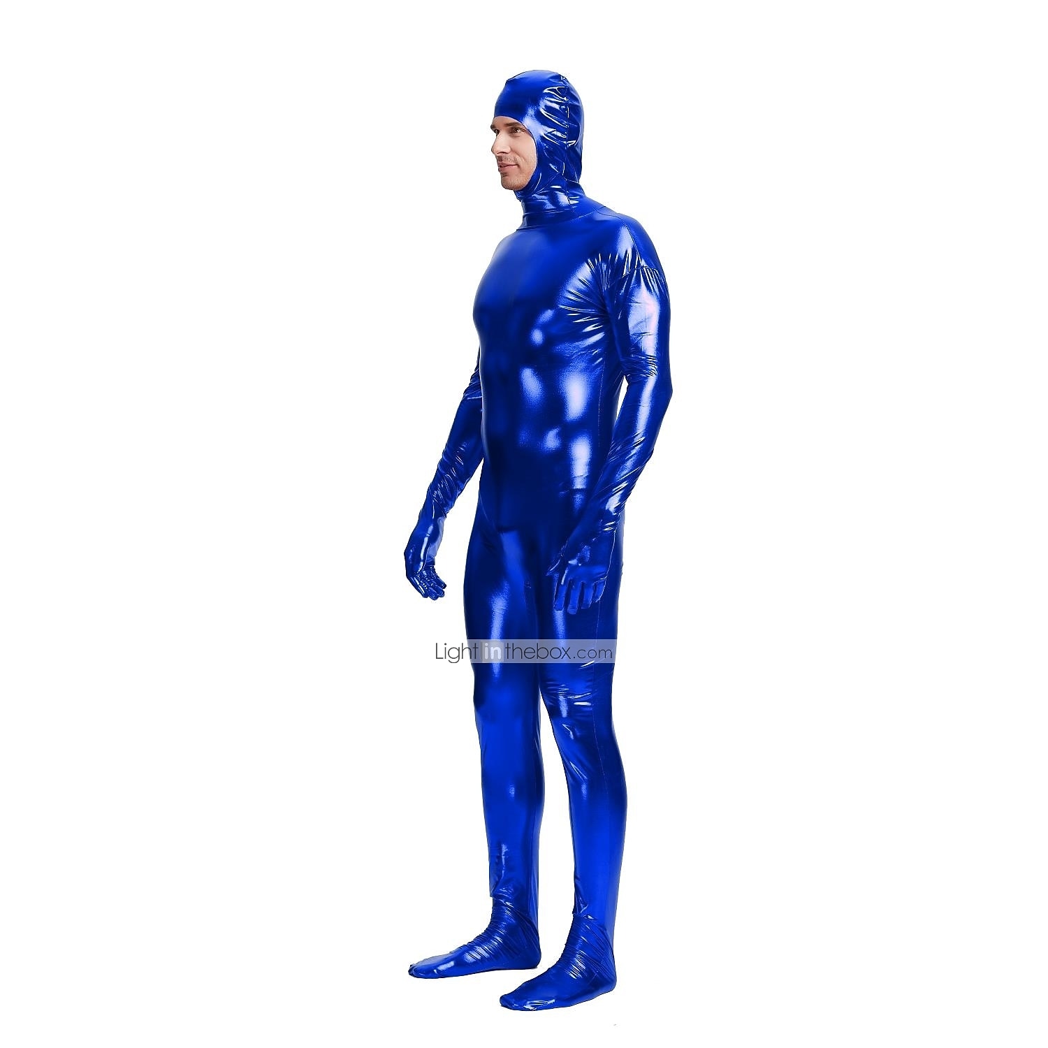 Costumele Zentai Salopetă Costum de carnaval Costul Integral Bărbați Costum pentru Adulți Latex Spandex Lycra Mată Carnaval Mascaradă 2025 - $33.99 -P7