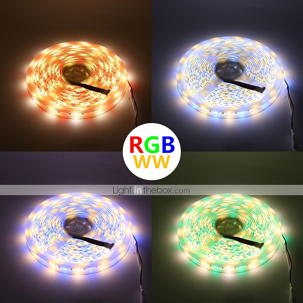 2025年 スマートLEDストリップライト32.8ft10m(2x5m)rgb +whitewifiアプリ300leds5050smdはwifiリモートコントローラーを備えたalexagoogleで動作します コレクション – $50.99 –P9