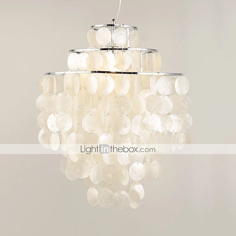 1-lekki żyrandol 30 cm lekki metalowa powłoka lakierowane wykończenia nowoczesny 110-120v / 220-240v 2025 - $212.29 –P5