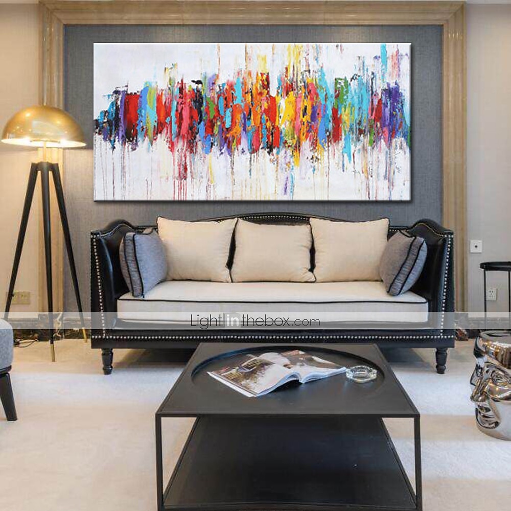 Handmade Oil Painting Canvas Wall Art Decoration Colorful Abstract Modern for Home Decor Rolled Frameless Unstretched Painting 2025 - $166.99 –P6