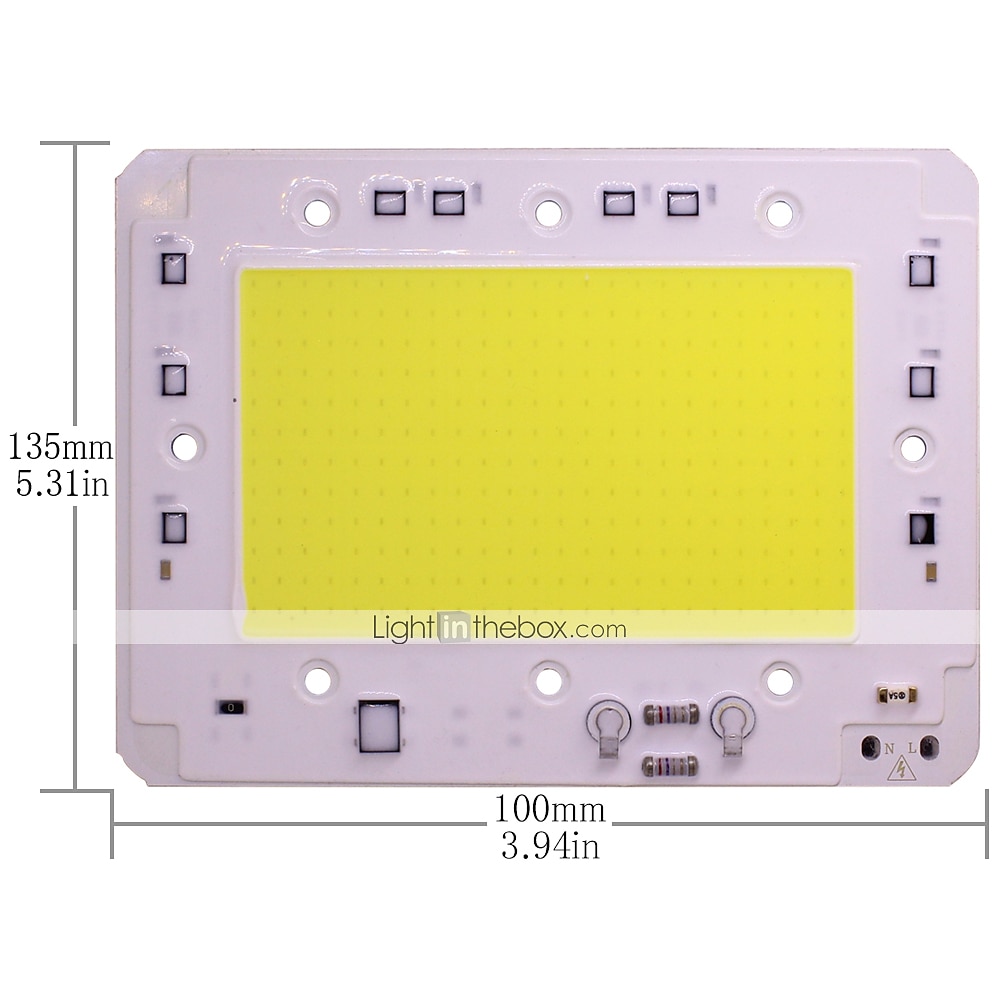 2025年 100wハイパワーコブのLEDチップのバルブ220v入力スマートICのDIYの屋外洪水の光のスポットライトコールドウォームホワイト(1ピース)  コレクション – $31.99 –P6