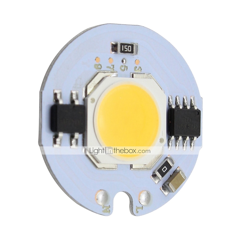 9w круглый cob led chip smart ic ac 220v для diy потолочный светильник downlight прожектор теплый / холодный белый (6 шт) 2025 - $20.99 –P1
