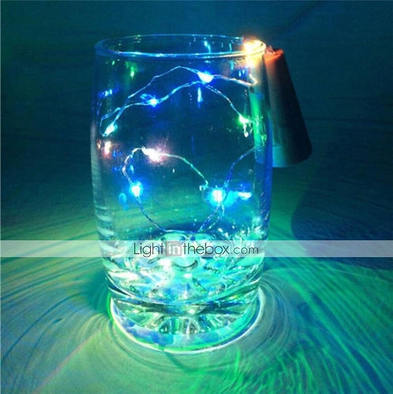 2025年 屋外用ソーラーストリングライト、3個 LED ワインボトルストッパー フェアリーライト 1m 10LED クリスマスパーティーデコレーション用&amp;DIYナイトランプ  コレクション – $17.49 –P5