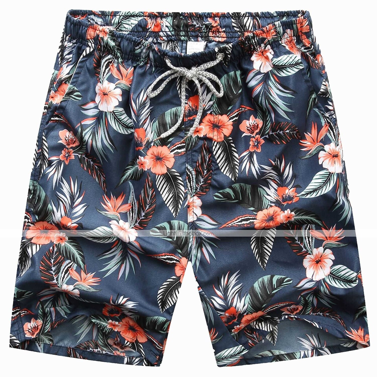 Herr Badshorts Boardshorts Lättvikt Snabb tork Underdelar Snörning Med fickor Simmning Surfing Strand Vattensport Tryckt Vår Sommar Höst 2025 - $10.49 –P6