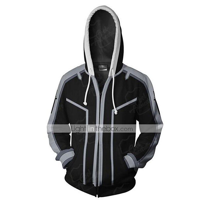 Sword Art Online Kirito Moletom Regresso à Escola Para Unisexo Adulto Regresso à Escola Impressão 3D de 2025 por $53.99 –P1