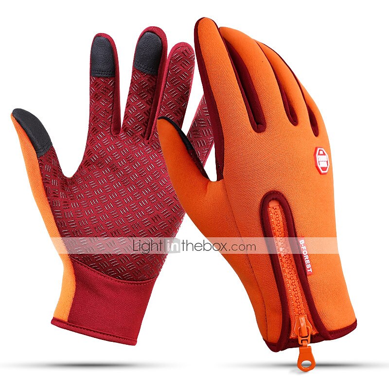 Waterproof Full Finger Cycling Gloves Winter Touchscreen Gloves