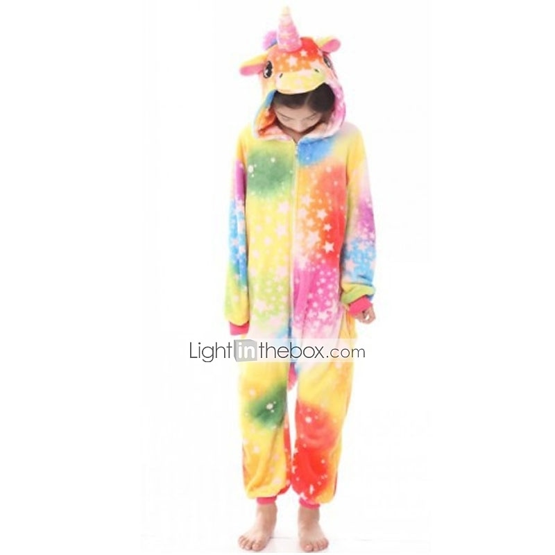 Kigurumi Pajamas Fancy Costume Onesie Costume Animal Unicorn Cartoon Warm Comfy Kid's Unisex Boys and Girls Christmas Halloween Carnival Party Performance Homewear Dress Up 2026 - $30.99 –P2