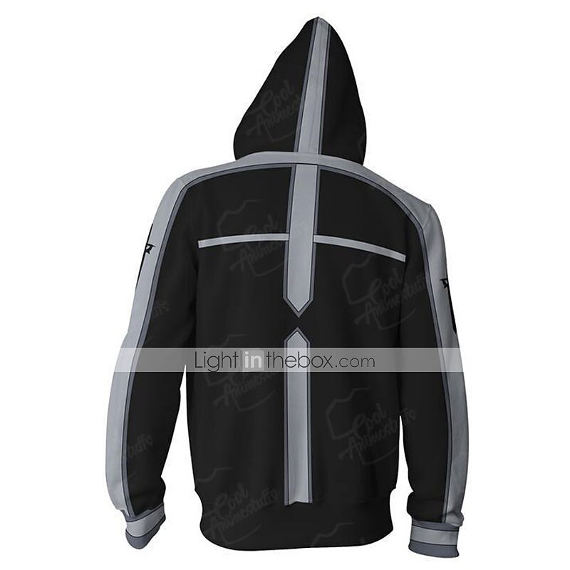 Sword Art Online Kirito Moletom Regresso à Escola Para Unisexo Adulto Regresso à Escola Impressão 3D de 2025 por $53.99 –P2