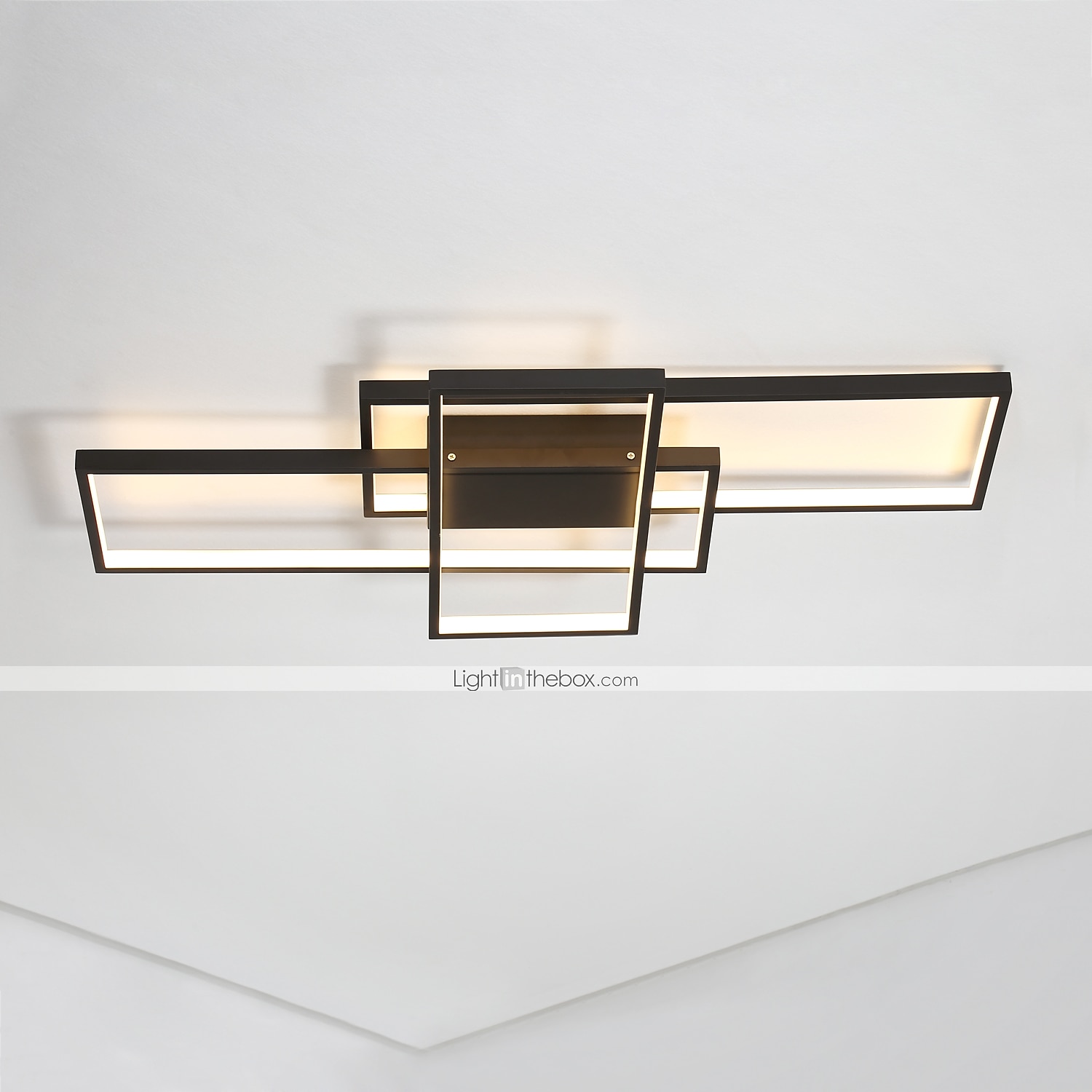 مصباح سقف ليد بنمط هندسي حديث 90 سم 3-Light Linear Flush Mount 2025 - $139.99 –P11