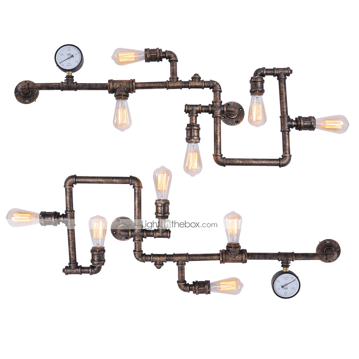 Rustikal / Ländlich Landhaus Stil Wandlampen Metall Wandleuchte 110-120V 220-240V 40 W / E26 / E27 2025 - $298.69 –P11