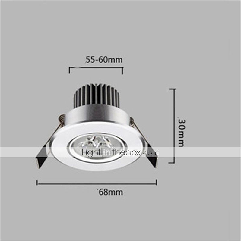 6 stuks 3 W 300 lm 3 LED-kralen Gemakkelijk te installeren Verzonken Verzonken lampen Warm wit Koel wit 85-265 V Commercieel gebruik Thuis / kantoor Woonkamer / eetkamer / RoHs / CE 2026 - $34.99 –P2
