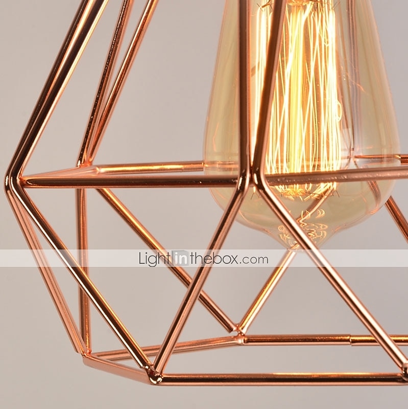 20 cm Plafond Lichten & hangers Metaal meetkundig Goud Hedendaagse / Artistiek AC100-240V 2026 - $72.99 –P1