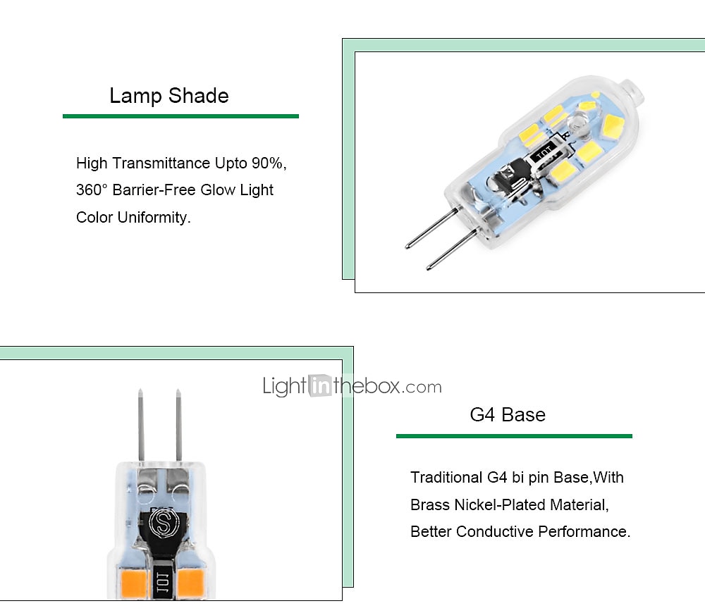 10pcs G4 3W 200-300lm 12LED LED Bi-pin Lights 2835SMD Warm White Cool White Natural White Led Corn Bulb Chandelier Lamp AC 12V 2025 - $24.99 –P3