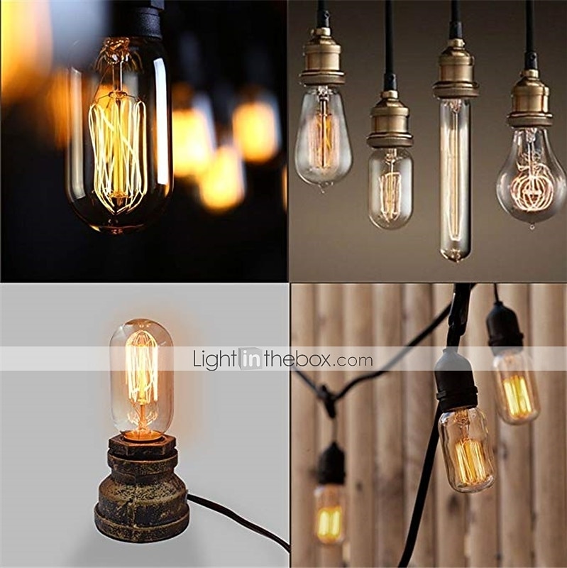 6db dimmable t45 40w e27 meleg fehér színű dekoratív retro izzók vintage edison izzók ac220-240v 2026 - $27.99 –P2