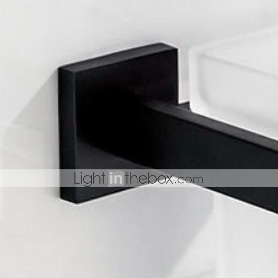toalettbørsteholder sett ny design rustfritt stål matt sort toalettbørsteholder veggmontert 1stk 2025 - $59.99 –P1