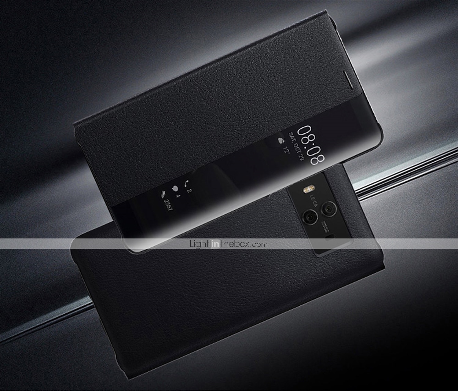 telefon fodral Till Huawei P40 P30 P20 Pro Lite Mate 40 30 20 Pro Honor 20 Pro Fodral Läderfodral Etui med lock Lucka med fönster Genomskinlig Solid färg Hårt PU läder 2025 - $12.99 –P6