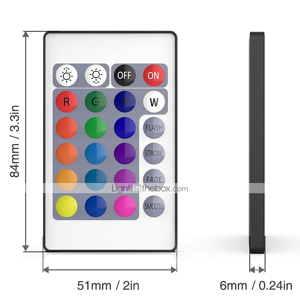 2025年 zdm dc12v 24キーledストリップIRリモコンコントローラボックス3528 5050 smd rgb ledストリップライト  コレクション – $10.99 –P2