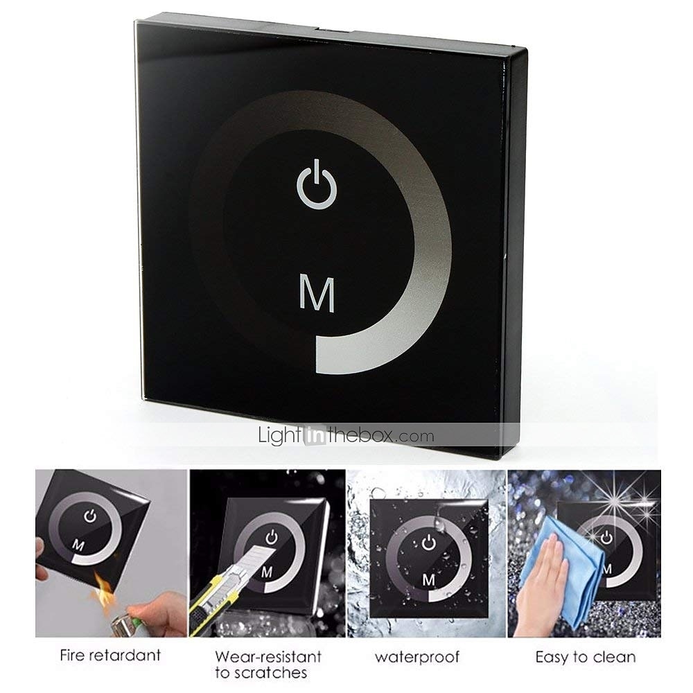 3*4A 12V-24V Single Color LED Controller Dimmer Change Brightness Touch Panel Dimmer Wall Switch Controller 2026 - $27.99 –P4