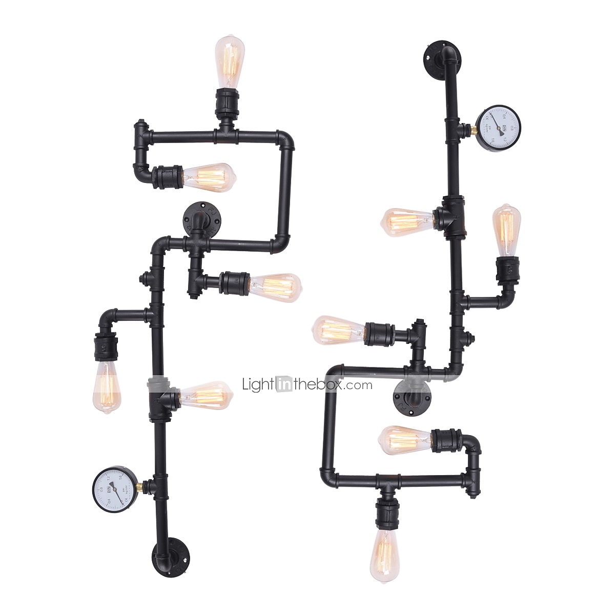 Rustikal / Ländlich Landhaus Stil Wandlampen Metall Wandleuchte 110-120V 220-240V 40 W / E26 / E27 2025 - $298.69 –P9