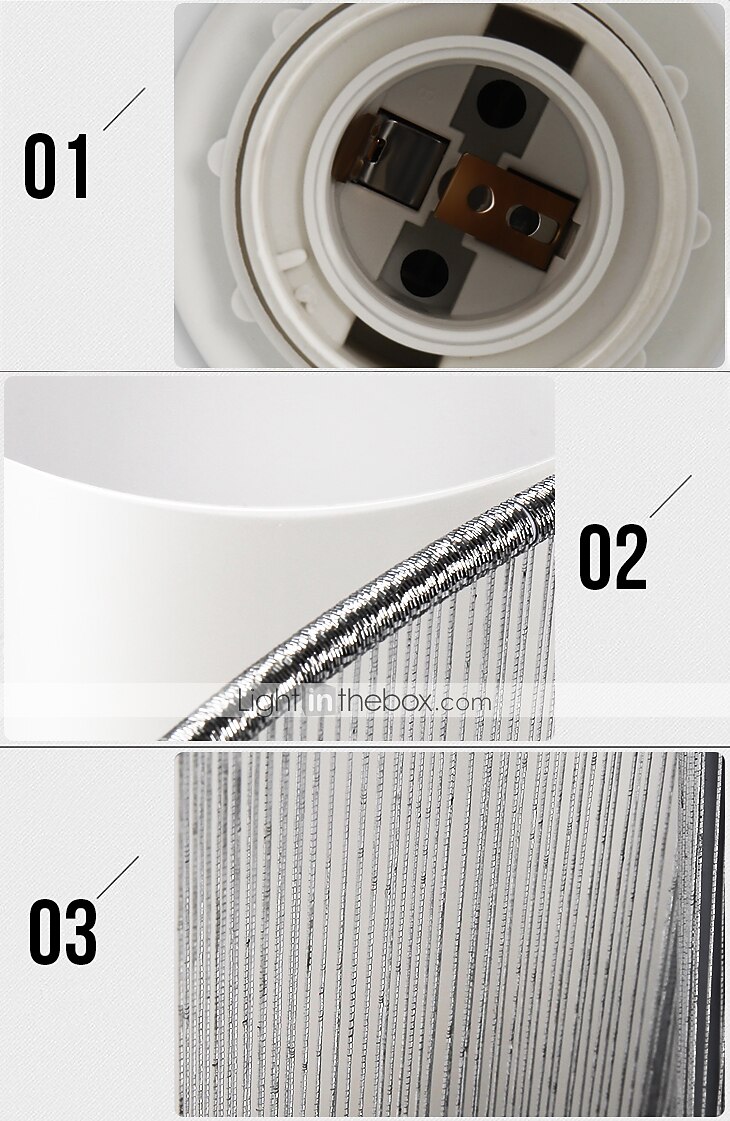 1-light 35 (14 ") mini styl zapuštěná světla kovová tkanina chrom moderní moderní 110v / 110-120v / 220-240v / e26 / e27 2026 - $172.99 –P1