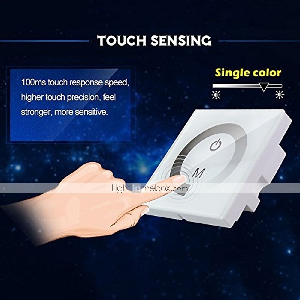 3*4A 12V-24V Single Color LED Controller Dimmer Change Brightness Touch Panel Dimmer Wall Switch Controller 2026 - $27.99 –P5